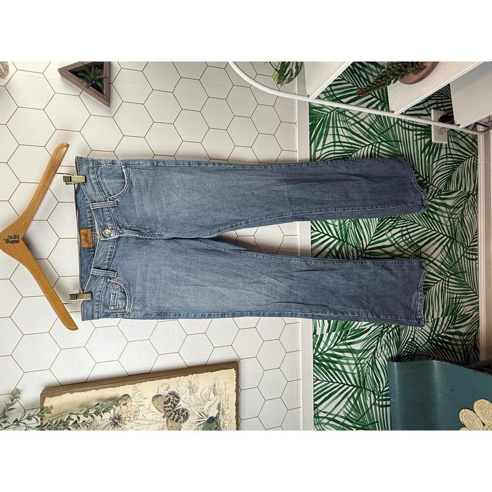 James Preserved Denim Light Blue Flare High-Rise Denim Jeans - Size - 29